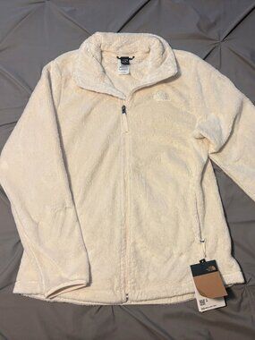 North Face Women's Osito Jacket Size Large in White Dune [NEW W/TAGS]